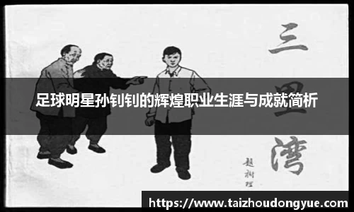 足球明星孙钊钊的辉煌职业生涯与成就简析